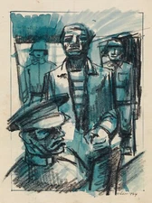 JOHN WILSON : Interrogation : Archival Art Print