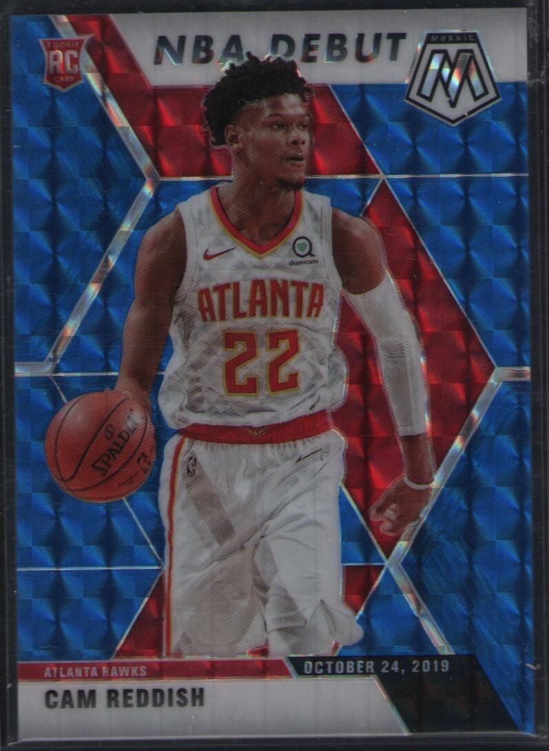 2019-20 Panini Mosaic - NBA Debut #271 Cam Reddish RC ROOKIE BLUE 83/99