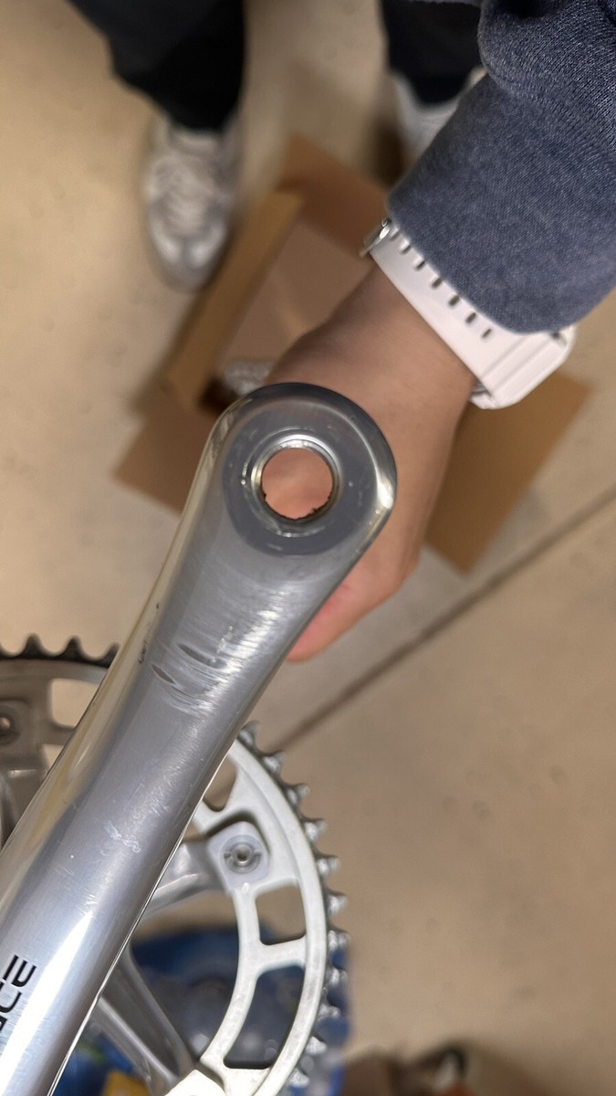 Shimano 165mm Dura Ace NJS Track Pista Fixed Gear Crankset FC-7710