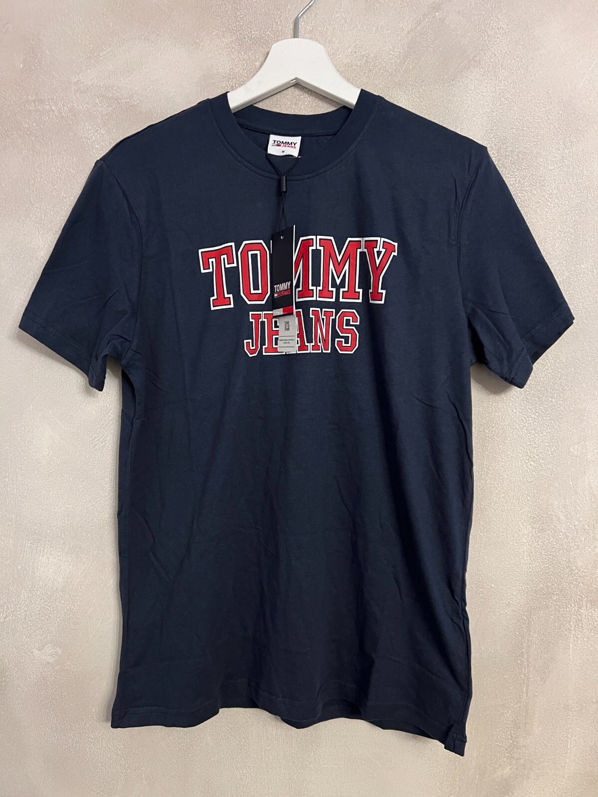 Tommy Hilfiger T Shirt Mens Essential Tee - Navy - Size UK Medium - New With Tag