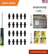 Complete Sports Ball Repair Kit - 20 Valves, Needles & Instructions for Athletes