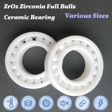 ZrO2 Zirconia Full Ceramic Bearing Full Balls Bearings 400 C Various Sizes