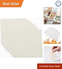Non-Stick Ceramic Fiber Kiln Paper 3"x3" - 50 Sheets for Effortless Fused Glass