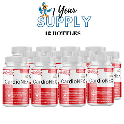 CardioNEX-Blood Support- 12 Bottles- 720 Capsules