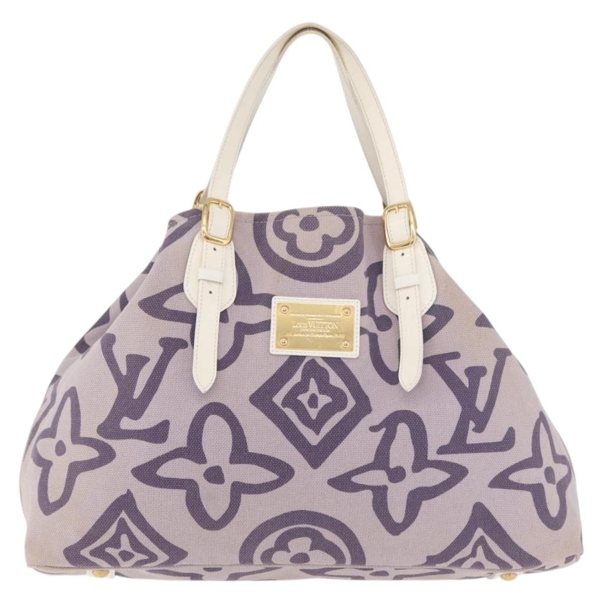 【tukinomadoka】ルイヴィトン モノグラム インディアナ ライン LOUIS VUITTON Cruise line Taicienne GM Bag Canvas Purple M95681 LV