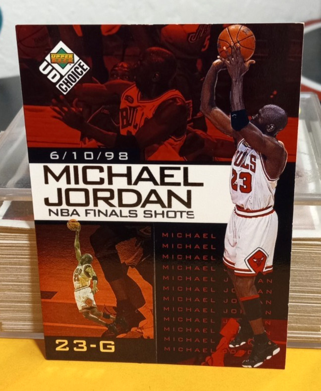 1998-99 Upper Deck UD Choice Michael Jordan NBA Final Shots #4 - 23-G Bulls