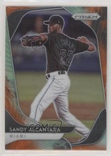 2020 Panini Prizm Tier II Mega Box Cosmic Haze Prizm Sandy Alcantara #133 03db