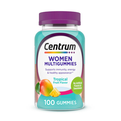 Centrum Women's Multivitamin Gummies, Immune, Energy, Healthy Appearance Support