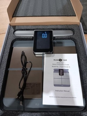 RunStar Scale for Body Weight and Fat Percentage, 8-Electrodes Precision Digital
