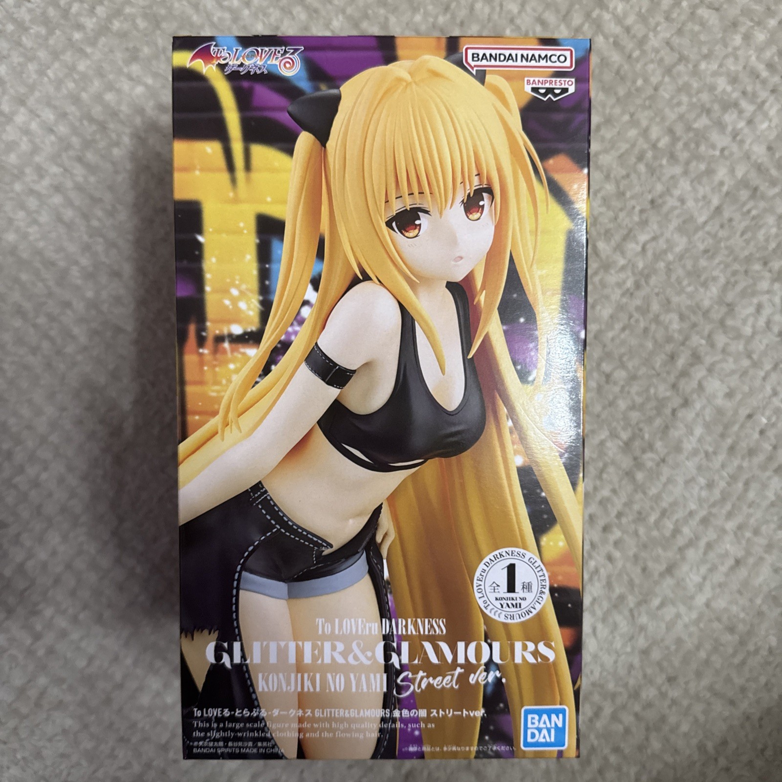 To Love Ru Darkness Golden Darkness Street ver. GLITTER&GLAMOURS Figure New UK