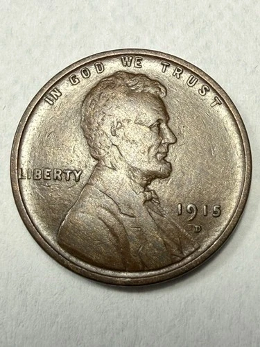 ** 1915-D LINCOLN CENT- VF  (UPGRADE THAT SPOT IN YOUR SET)  PRICED TO SELL 🔥**