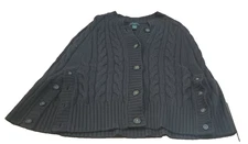 Women's Banana Republic xs Wool Angora Shawl Cable Knit Sweater