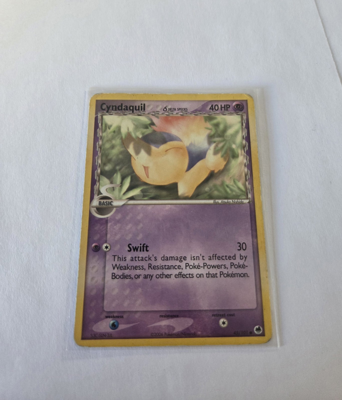 Cyndaquil (Delta Species) 45/101 Dragon Frontiers Regular