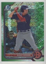 2022 Bowman Chrome Prospects Green Mini-Diamond Refractor 78/99 Blaze Jordan 0c6