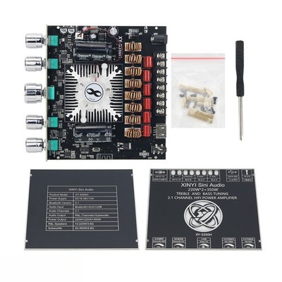 220W*2 + 350W BT5.1 Bluetooth Power Amplifier Boards 2.1 Ch TPA3251D2 XY-S350H