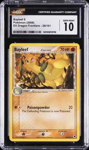 Bayleef δ graded CGC 10 for sale on eBay
