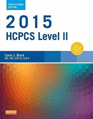 2015 HCPCS Level II Professional - Spiral-bound, by Buck MS CPC - Very Good c