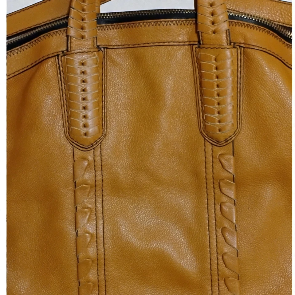 Cartera convertible orYANY "Cassie" de cuero granulado camel Foto 4 de 4