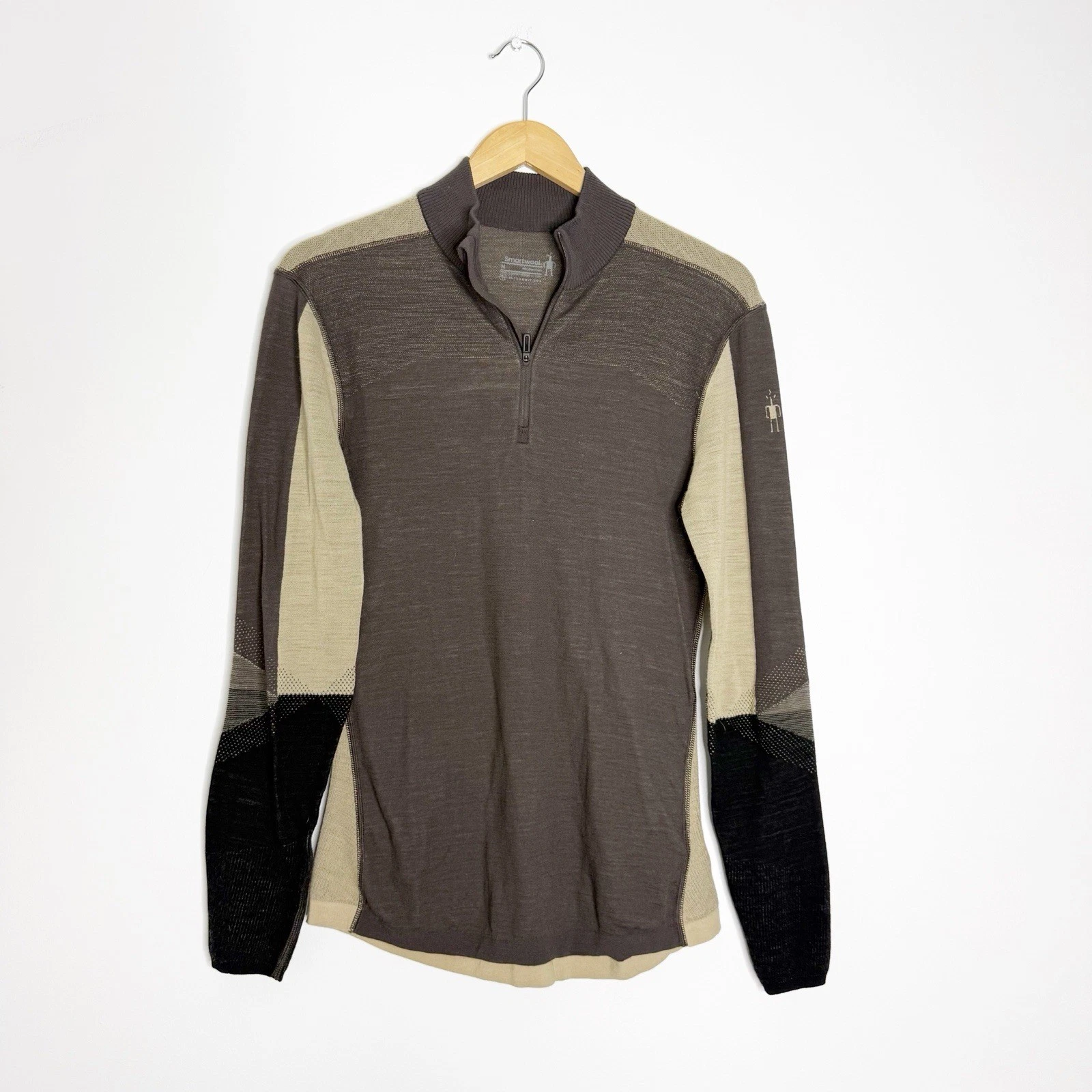 Smartwool Intraknit Merino 200 1/4 Zip Base Layer Medium Men’s
