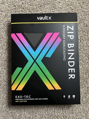 1st Edition - Vault X ME1 Mega Evolutions 9 Pocket Binder Pokémon IN HAND