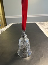 Waterford Crystal Bell Red Velvet Ribbon