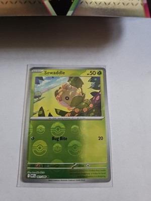 Sewaddle (Poke Ball Pattern)  SV: White Flare 001/086 NM