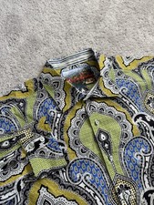 Robert Graham Button Front Long Sleeve Shirt Paisley Multicolor Men  s 3XL