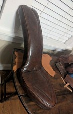 Vintage Brown Chopper Seat Rigid Panhead Knuc...