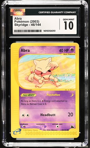Abra graded CGC 10 for sale on eBay
