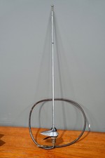 1950 1960s Cartruck Fender Mount Radio Antenna Vintage Chrome Chevy Gm Auto