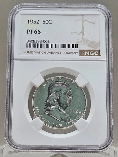 1952 Franklin Half Dollar Proof NGC PF 65