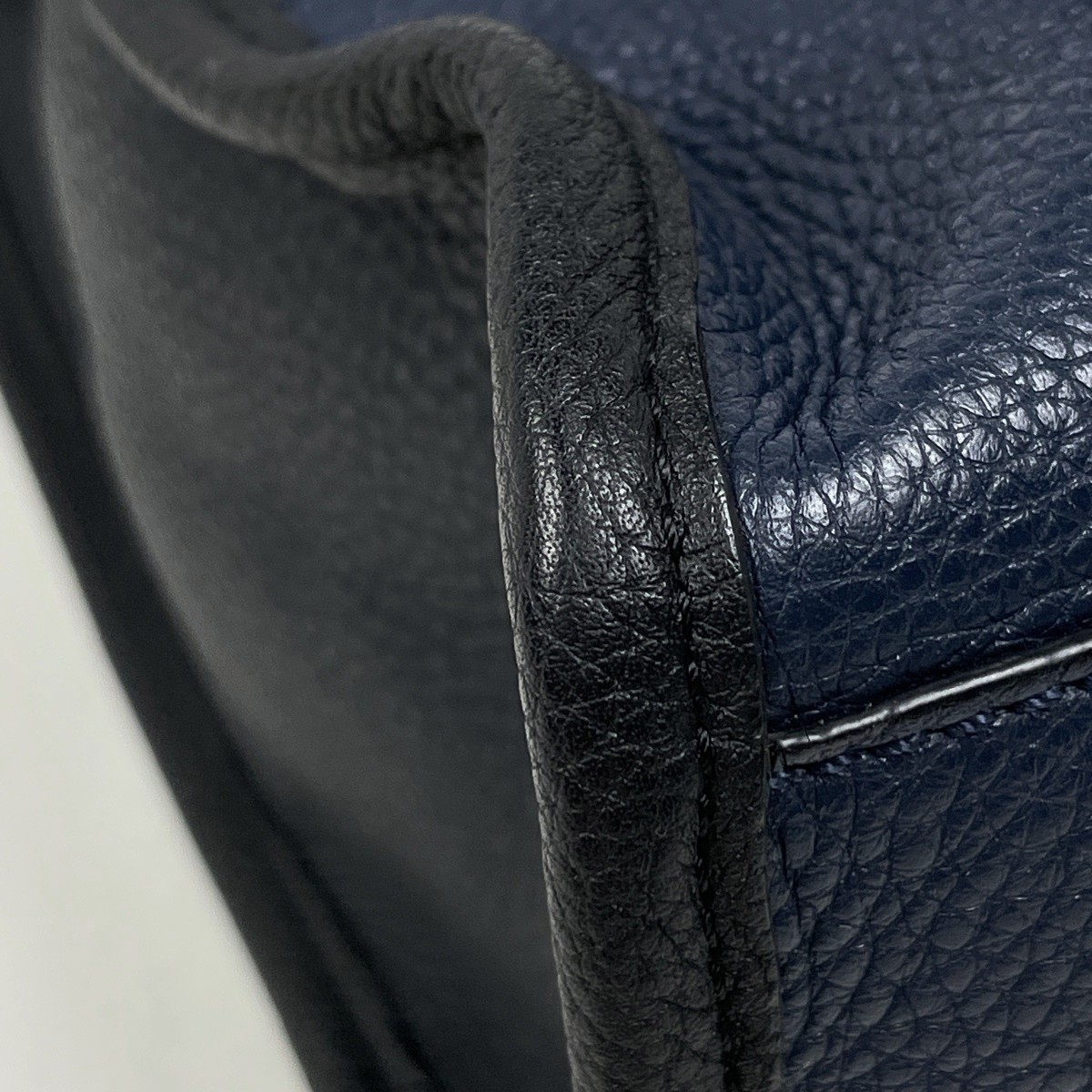 FENDI Celeria Tote Bag 2WAY Shoulder Bag Tote Bag leather Navy blue 7VA269 Women thumbnail 3