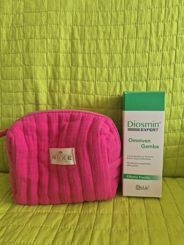 DIOSMINE Leg Health Cream in set with the raw beatycase