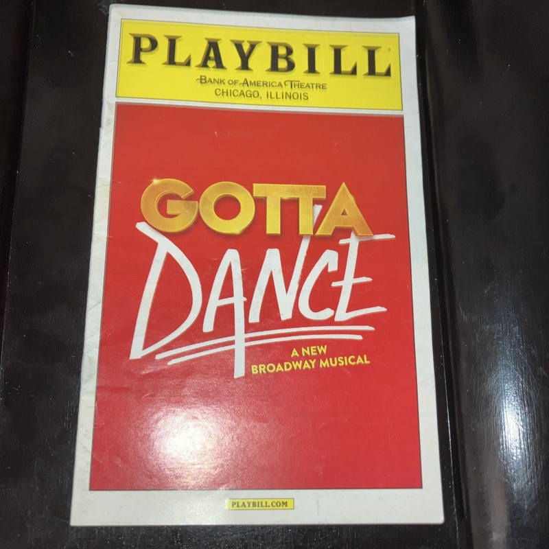Gotta Dance National Tour Playbill 2015 Chicago Andre De Shields musical RARE