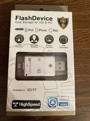 Flash Device dual storage for ios and PC new in box (2B)
