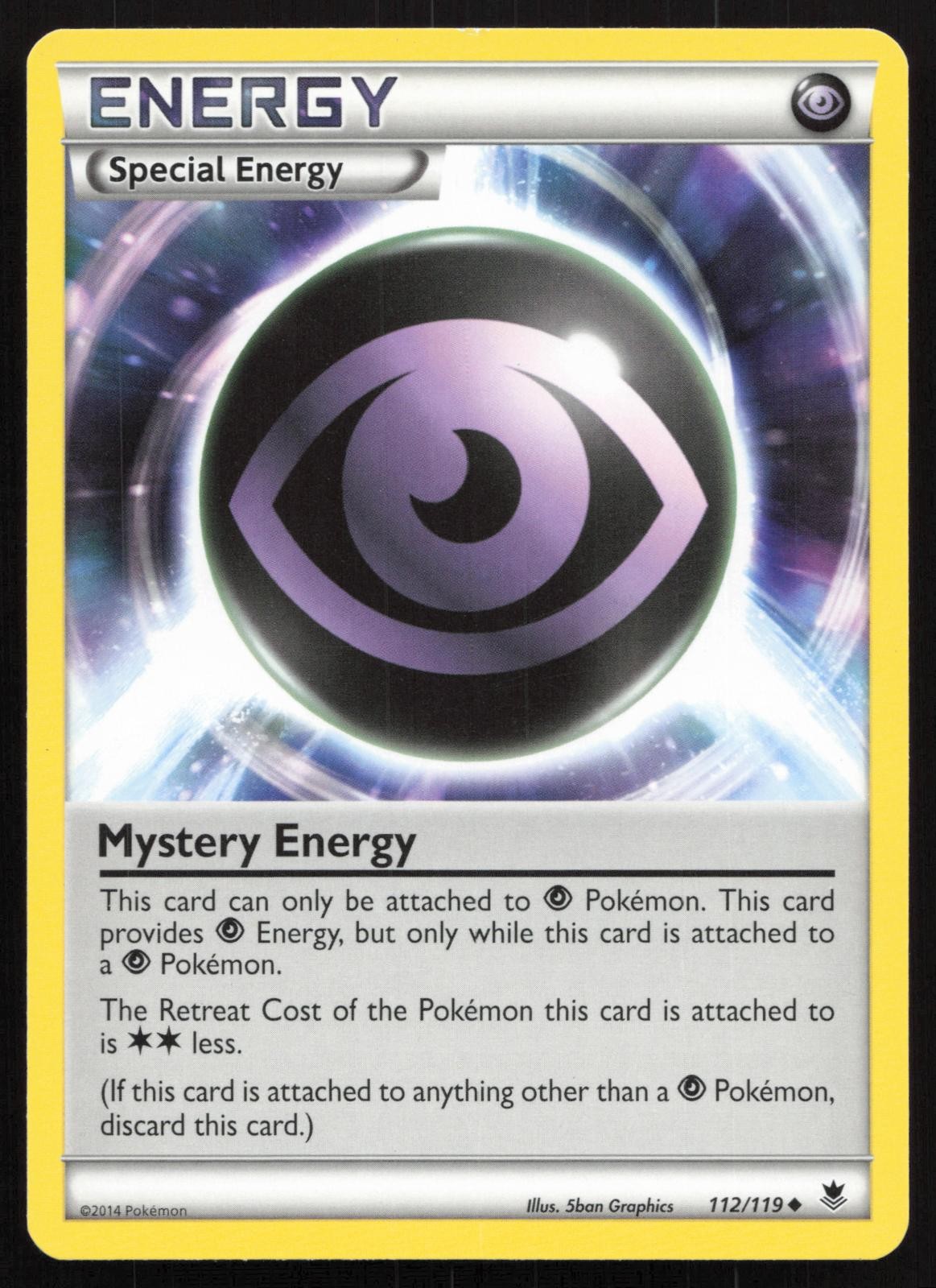 Mystery Energy 112/119 Uncommon Phantom Forces Pokemon LP