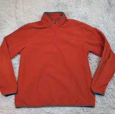 Eddie Bauer Sweatshirt Mens M Gorpcore Waffle Comfort Cozy Outdoors Half Zip