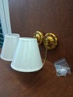 Pair Of Hand Crafted Swoop Arm Wall Sconces From Antique Chandelier Arms — photo 3