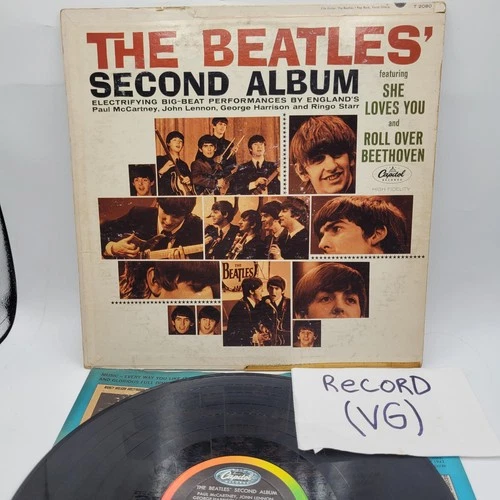 The Beatles Second Album Vinyl LP Apple She Loves You Can't Do That VG