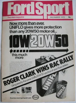 FORD SPORT Car Motorsport Magazine Dec 1972 - Image 1 of 3