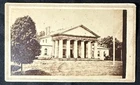 Civil War-era CDV of Arlington House/Robert E. Lee Memorial, by Cross, Virginia
