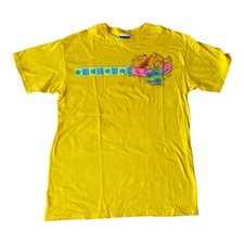 Vintage Brazos Disney Winnie The Pooh No Bothers Here Yellow T-shirt Size L