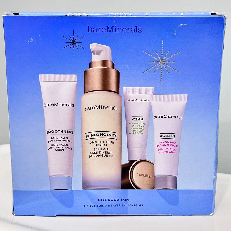 New bareMinerals Give Good Skin 4-Piece Blend & Layer Skincare Set - Image 3 of 4
