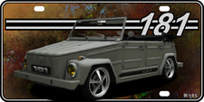 VW volkswagen 181 Plaque Alu Déco