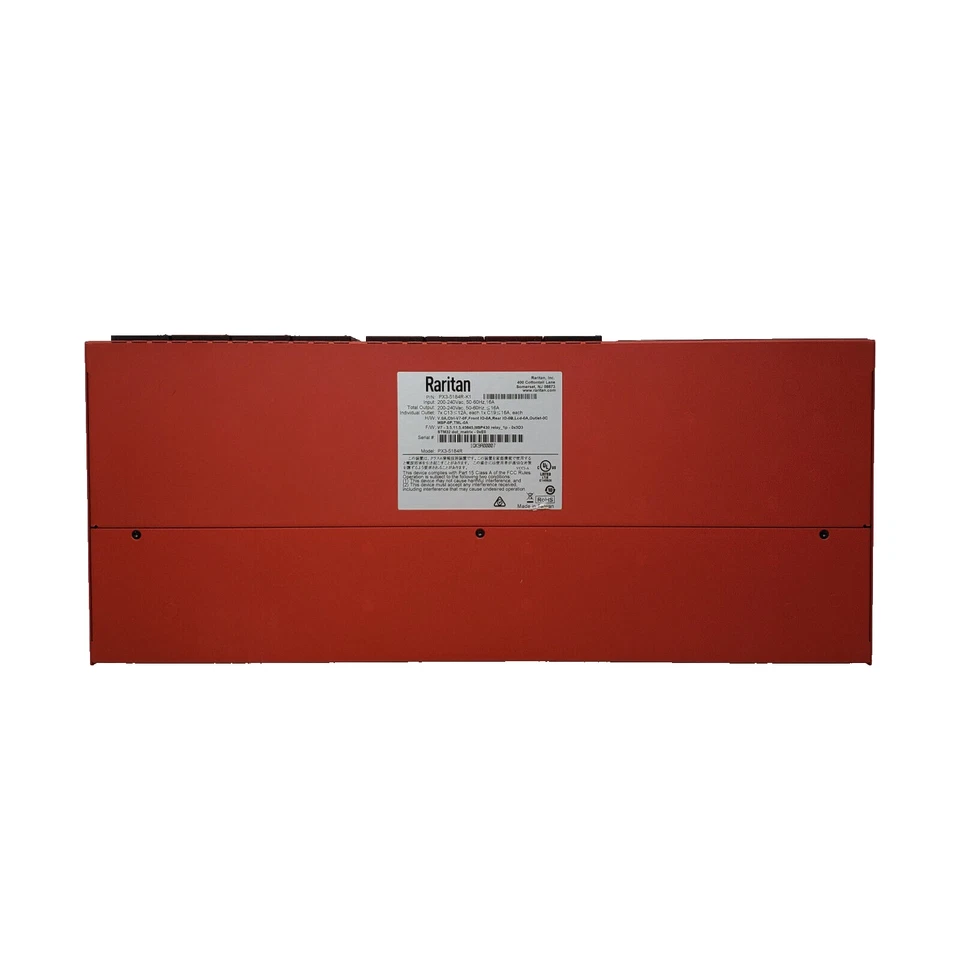 RARITAN Legrand PX3 8-Outlet Monitored PDU Rackmount 1U 200-240 V AC - PX3-5184R - Image 4 of 4