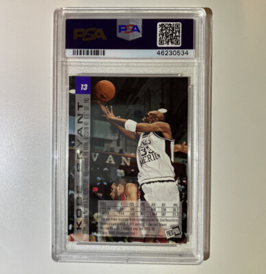 MINT PSA 9 1996 Kobe Bryant Rookie Press Pass #13 Gold Draft Pick 