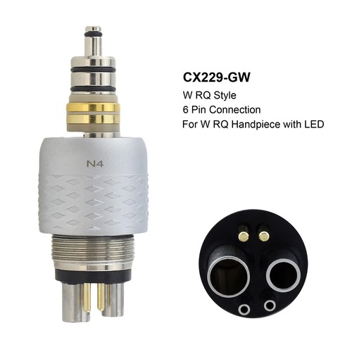 Pieza de mano de fibra óptica dental COXO CX207-G turbina para acoplamiento KAVO Sirona NSK - Imagen 202 de 281