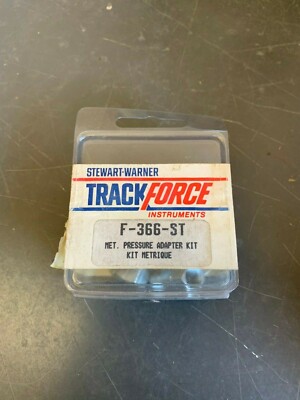 Stewart Warner Track Force Metric Temp Pressure Adapter Kit F-366-St Fittings