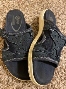 Women's Earth Spirit Blue Gelron Cushion Sandals Size 6 | eBay