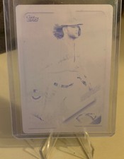 2021 Topps Opening Day black printer plate 1/1 Bo Bichetti 